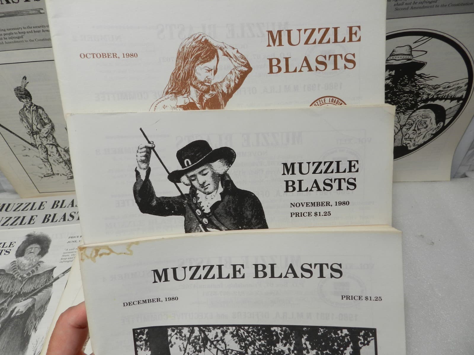 Muzzle Blasts Magazine 1980 Complete 12 issues Lot Black Powder Rifles (H63J) - Thumbnail 6