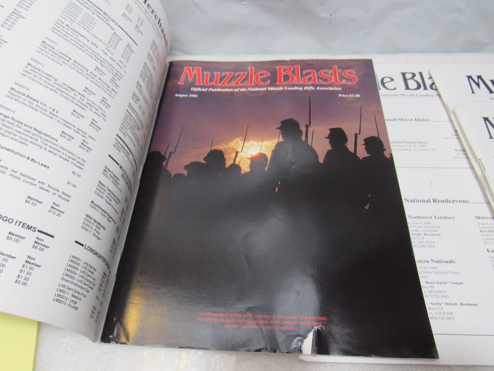 Muzzle Blasts Magazine 1993 Complete 12 issues Lot Black Powder Rifles (H55J) - Thumbnail 10