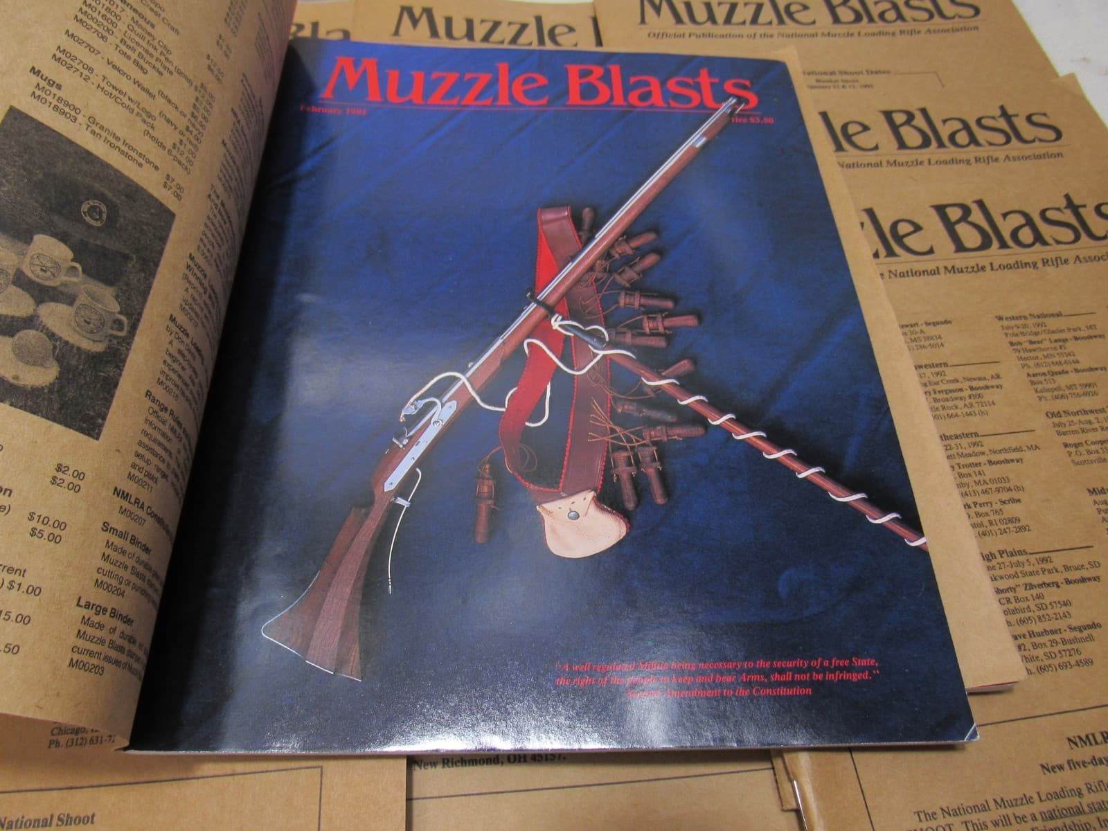 Muzzle Blasts Magazine 1991 11 issues Lot Black Powder Rifles (H73J) - Thumbnail 4
