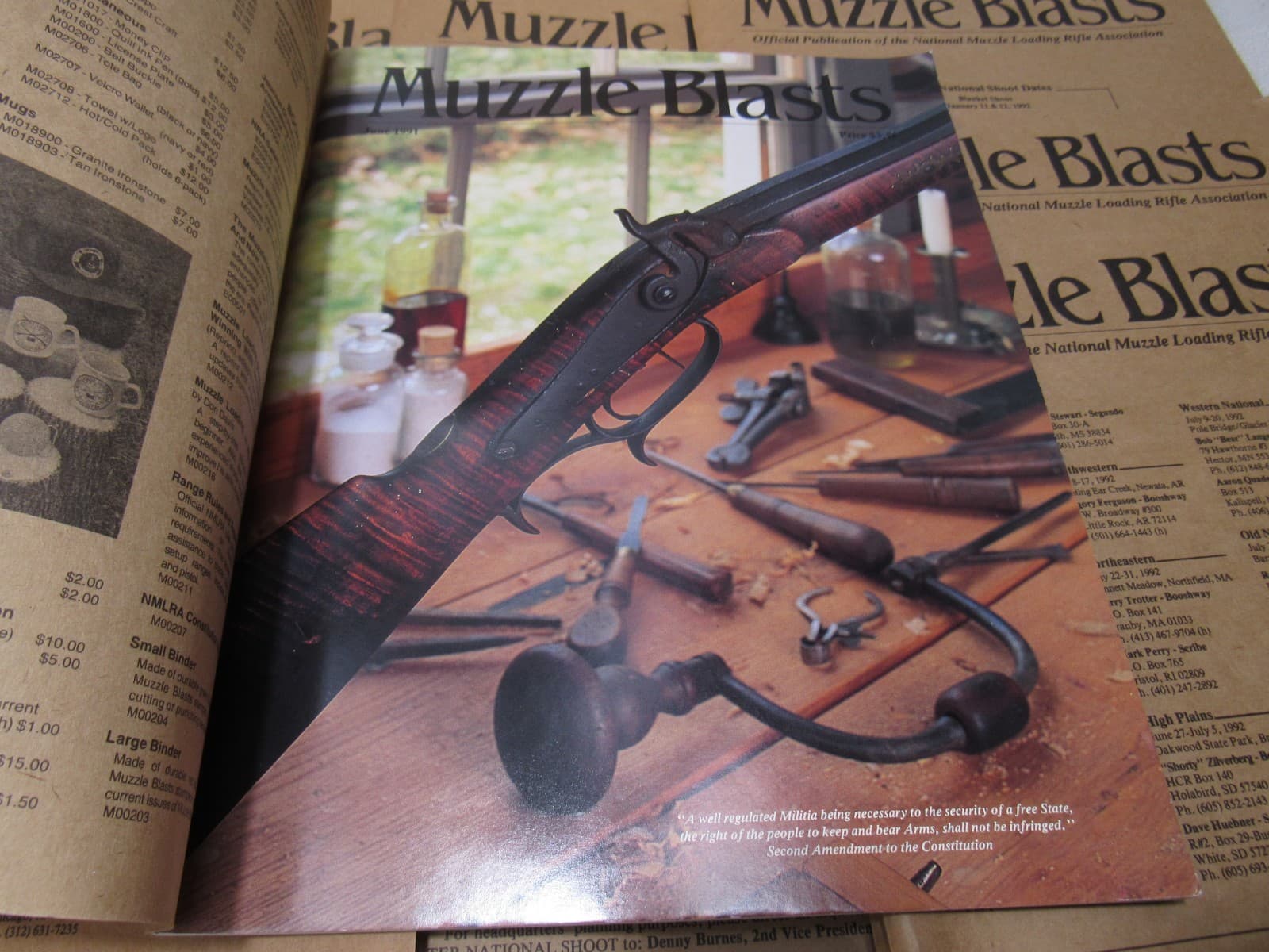 Muzzle Blasts Magazine 1991 11 issues Lot Black Powder Rifles (H73J) - Thumbnail 3