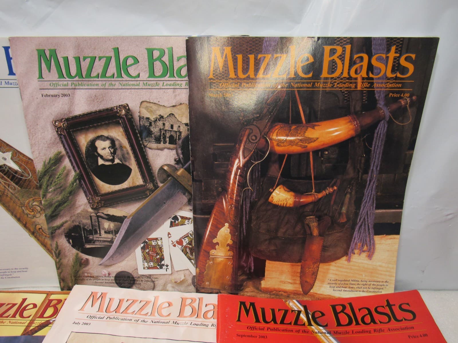 Muzzle Blasts Magazine 2003 Complete 12 issues Lot Black Powder Rifles (H69J) - Thumbnail 2