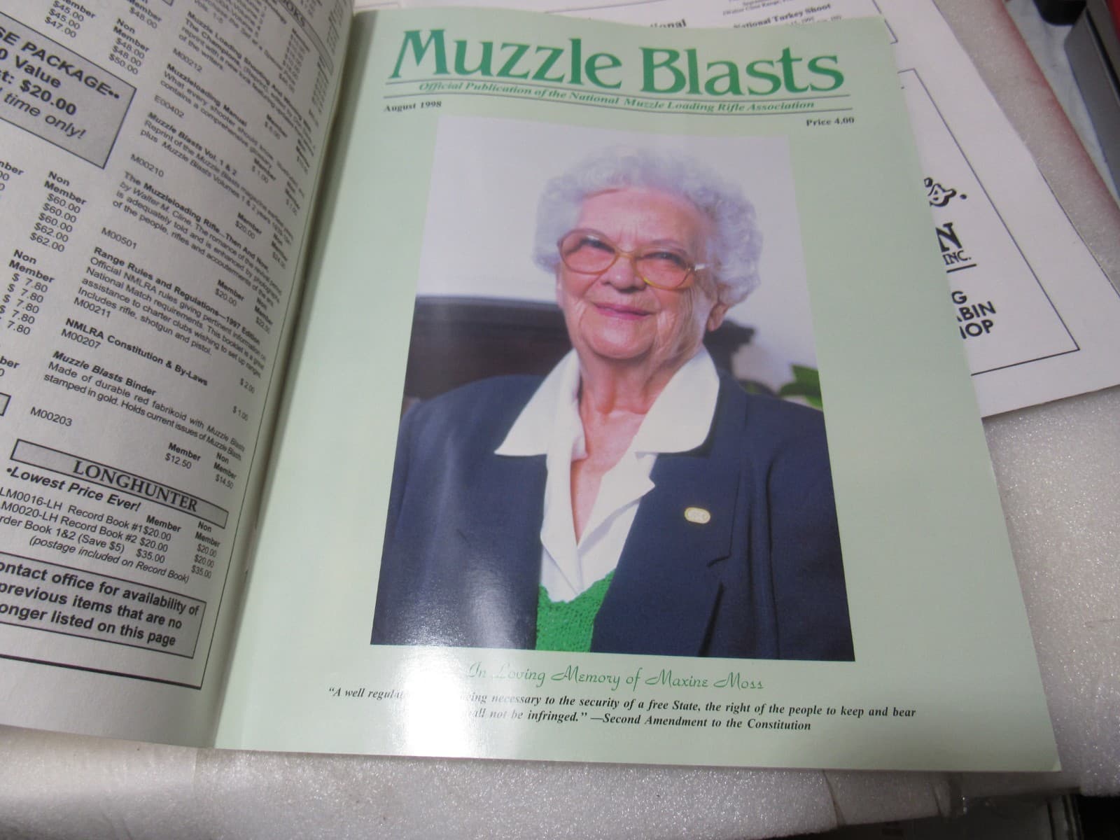 Muzzle Blasts Magazine 1980s 1990s - 16 issues Lot Black Powder Rifles (H68J) - Thumbnail 9