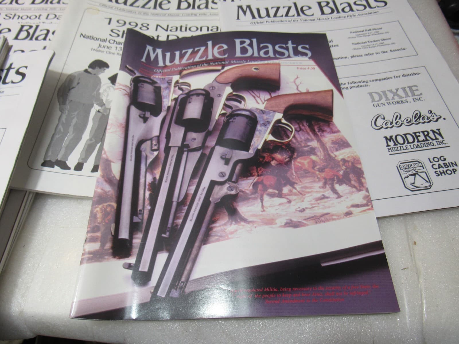 Muzzle Blasts Magazine 1980s 1990s - 16 issues Lot Black Powder Rifles (H68J) - Thumbnail 10