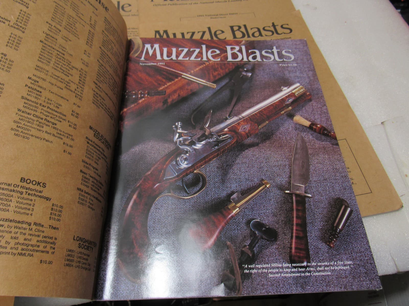 Muzzle Blasts Magazine 1991 11 issues Lot Black Powder Rifles (H73J) - Thumbnail 6