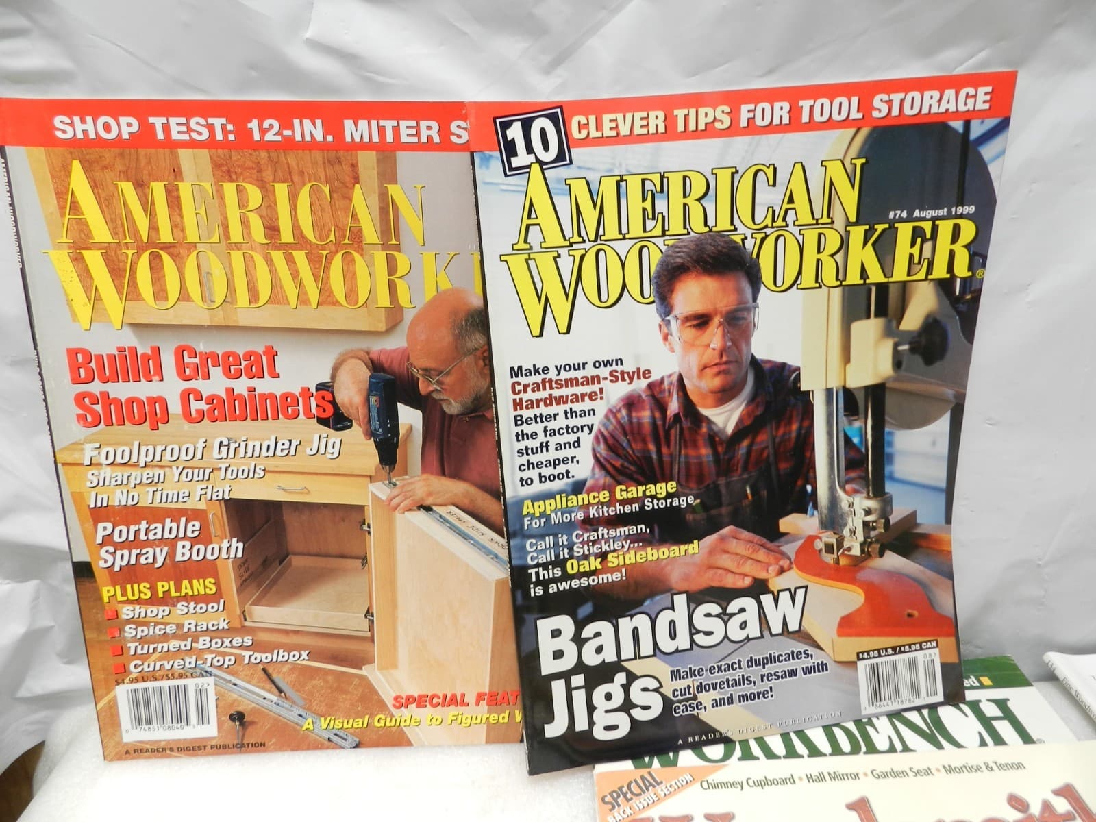 12 Vintage Fine Woodworking Work Bench Woodsmith magazine Handy Man (H78J) - Thumbnail 2