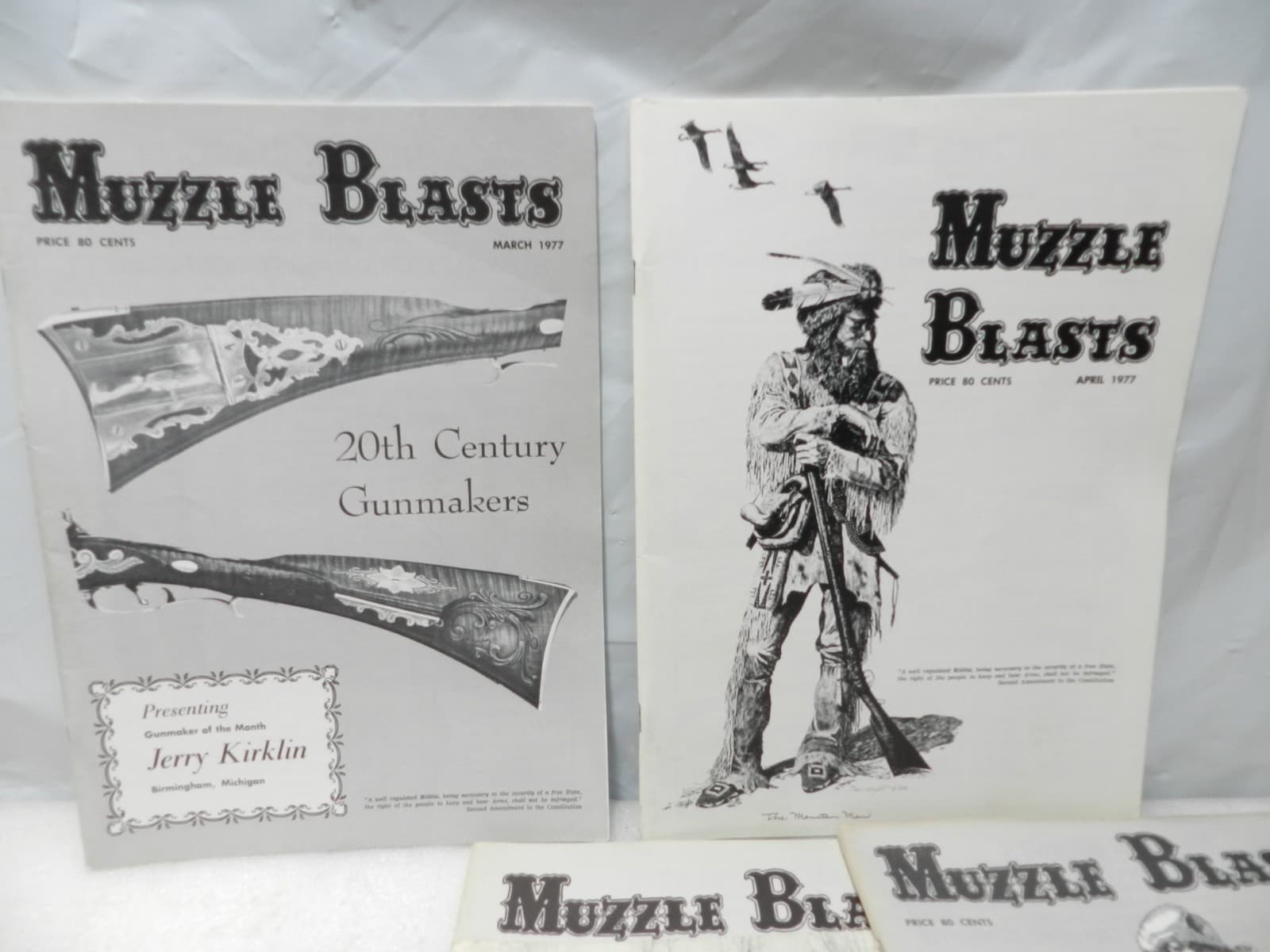 Muzzle Blasts Magazine 1977 Complete 12 issues Lot Black Powder Rifles (H70J) - Thumbnail 5