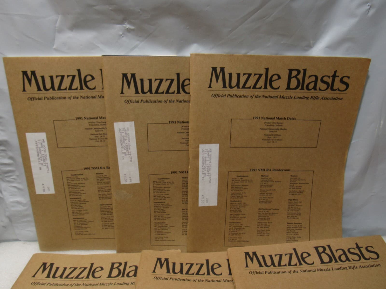 Muzzle Blasts Magazine 1991 11 issues Lot Black Powder Rifles (H73J) - Thumbnail 2