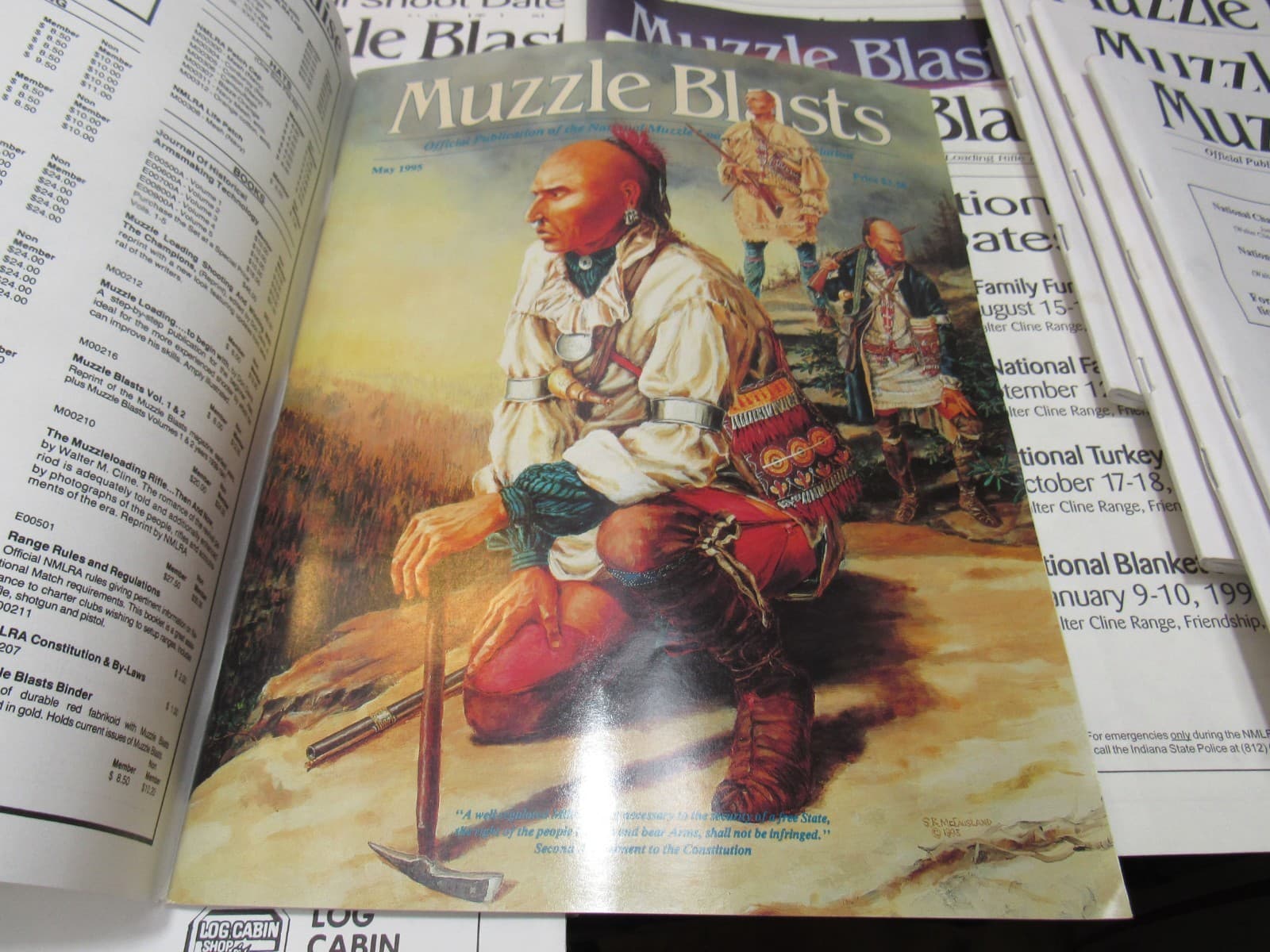 Muzzle Blasts Magazine 1980s 1990s - 16 issues Lot Black Powder Rifles (H68J) - Thumbnail 5