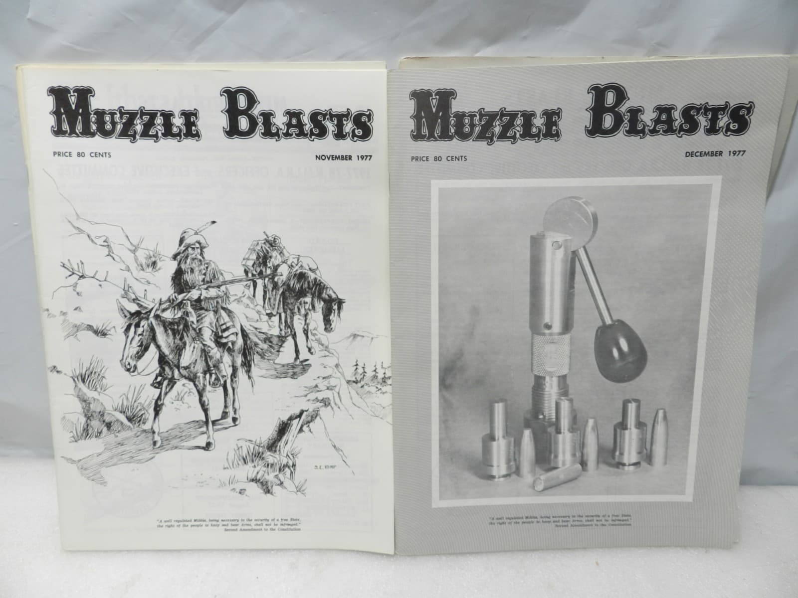 Muzzle Blasts Magazine 1977 Complete 12 issues Lot Black Powder Rifles (H70J) - Thumbnail 12