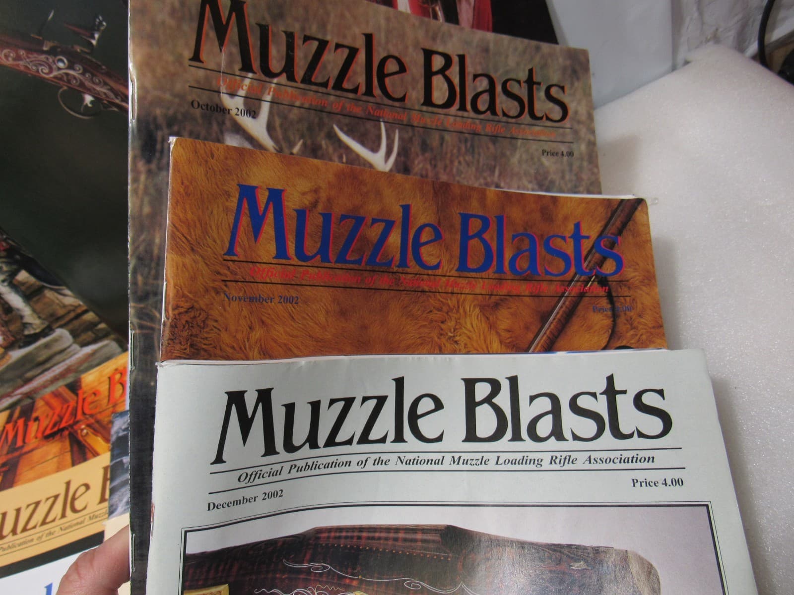 Muzzle Blasts Magazine 2002 Complete 12 issues Lot Black Powder Rifles (H67J) - Thumbnail 6