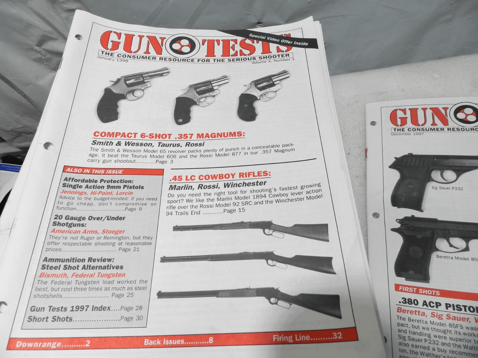 60 Gun Tests Magazine 1990's & 2000's Resource for Serious Shooters Monthly H74J - Thumbnail 8