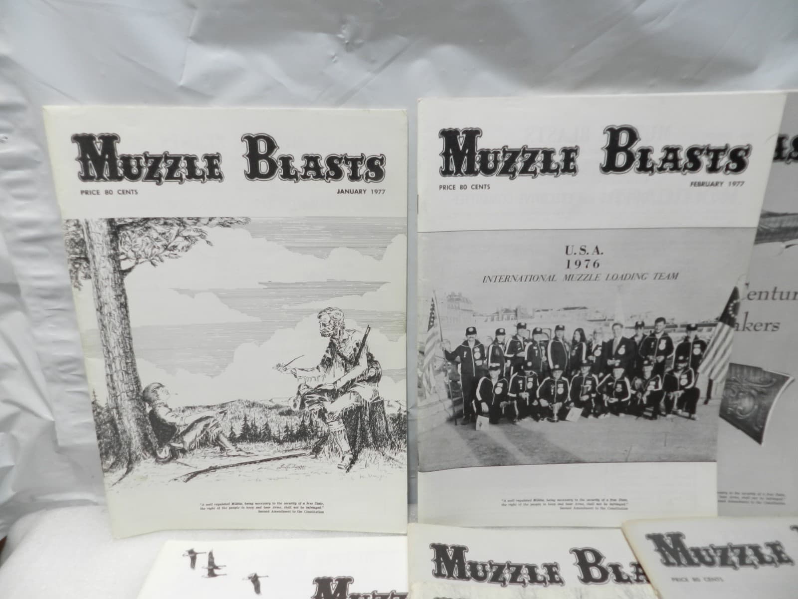 Muzzle Blasts Magazine 1977 Complete 12 issues Lot Black Powder Rifles (H70J) - Thumbnail 3