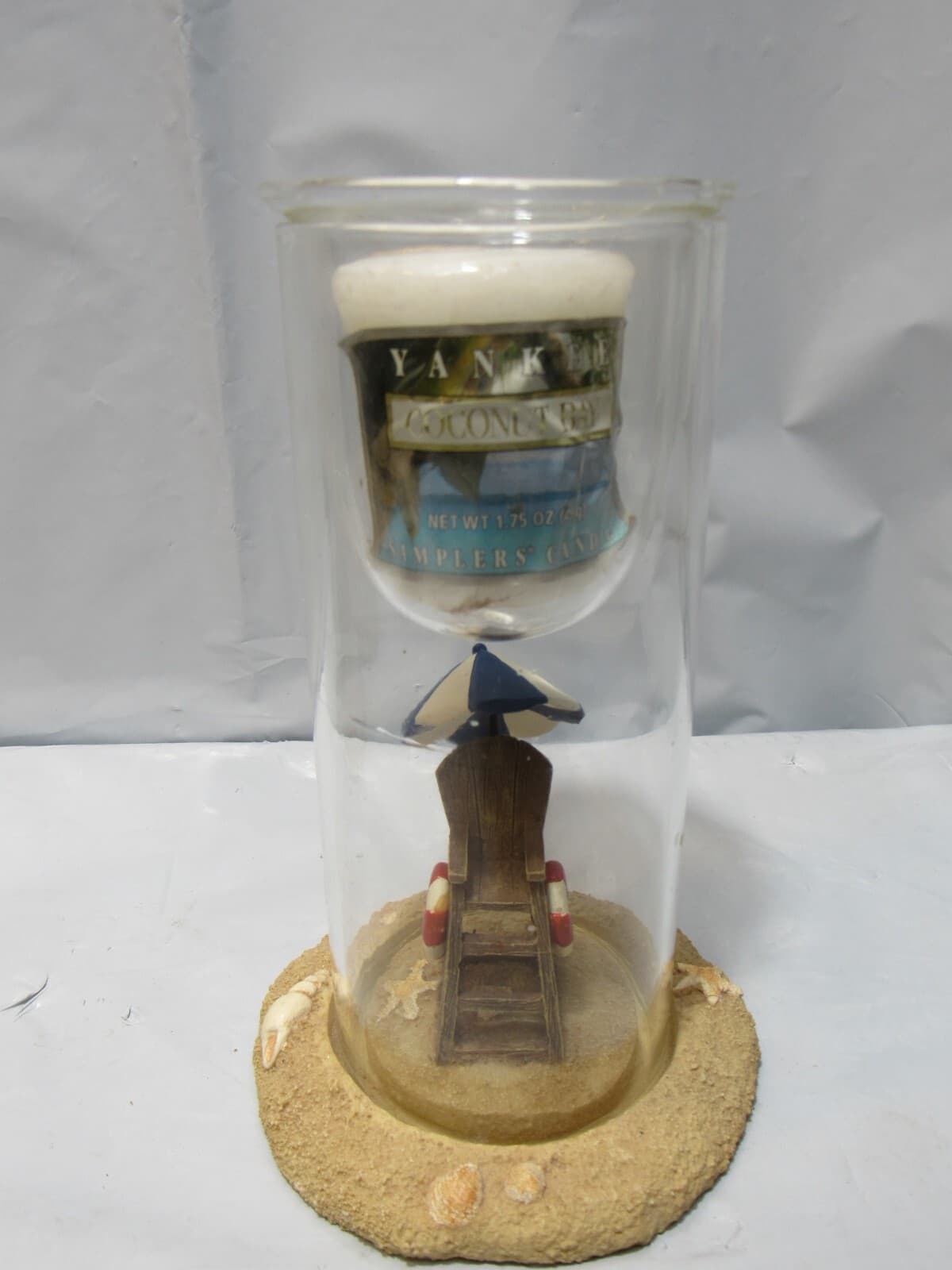 Yankee Candle 3 Pc Beach Theme Candle Holder Set Tealite Candle O96M - Thumbnail 12