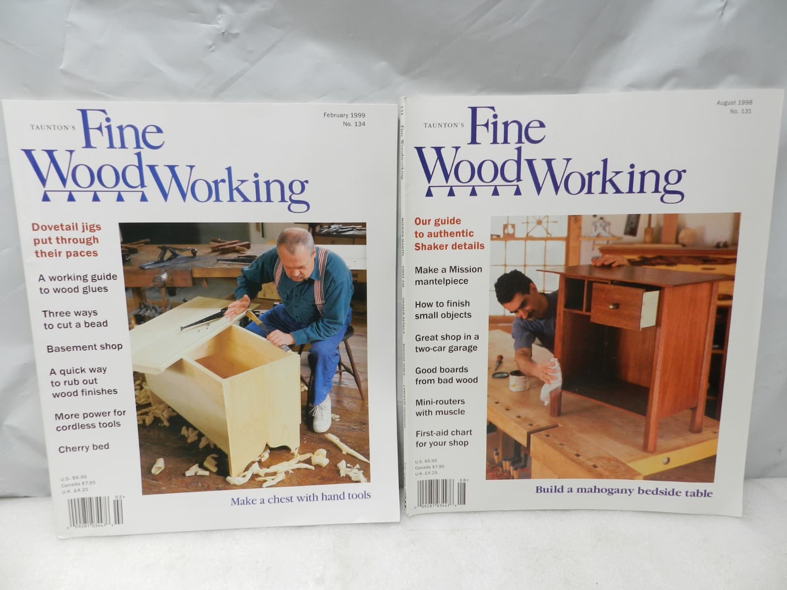 12 Vintage Fine Woodworking Work Bench Woodsmith magazine Handy Man (H78J) - Thumbnail 7