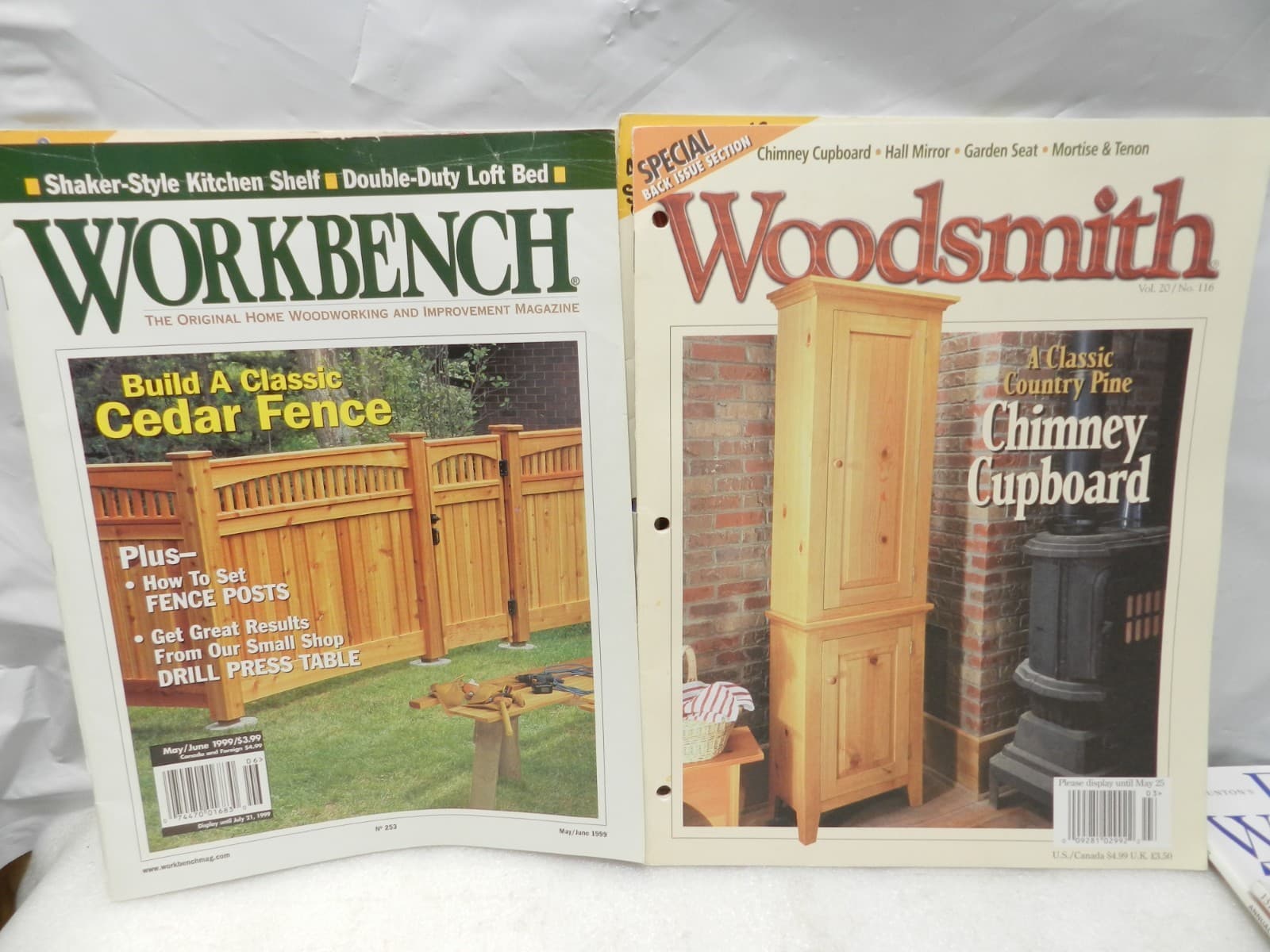 12 Vintage Fine Woodworking Work Bench Woodsmith magazine Handy Man (H78J) - Thumbnail 5