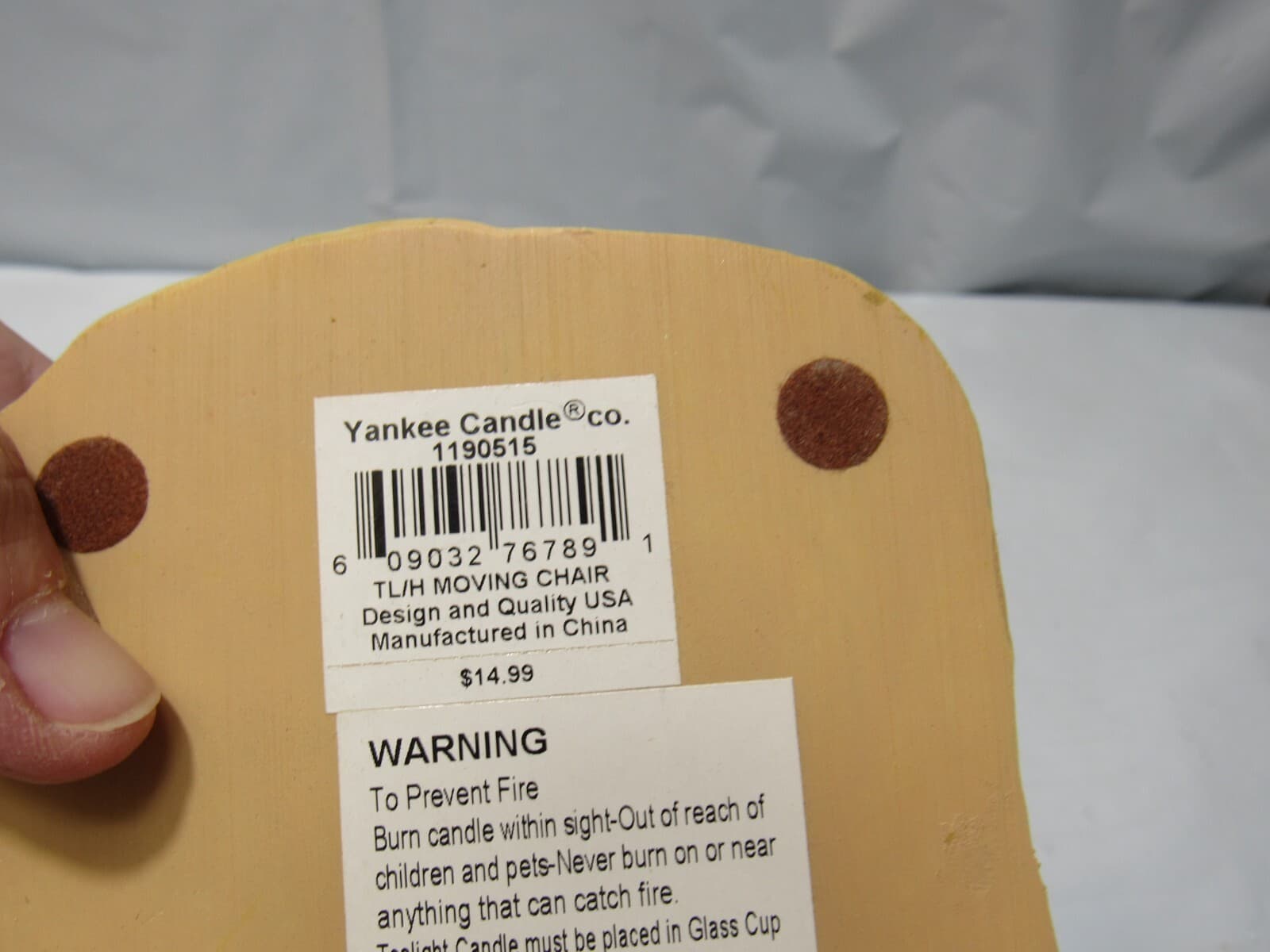 Yankee Candle Beach Chair with Spinning Umbrella 1190515 Tealite Candle O95M - Thumbnail 8