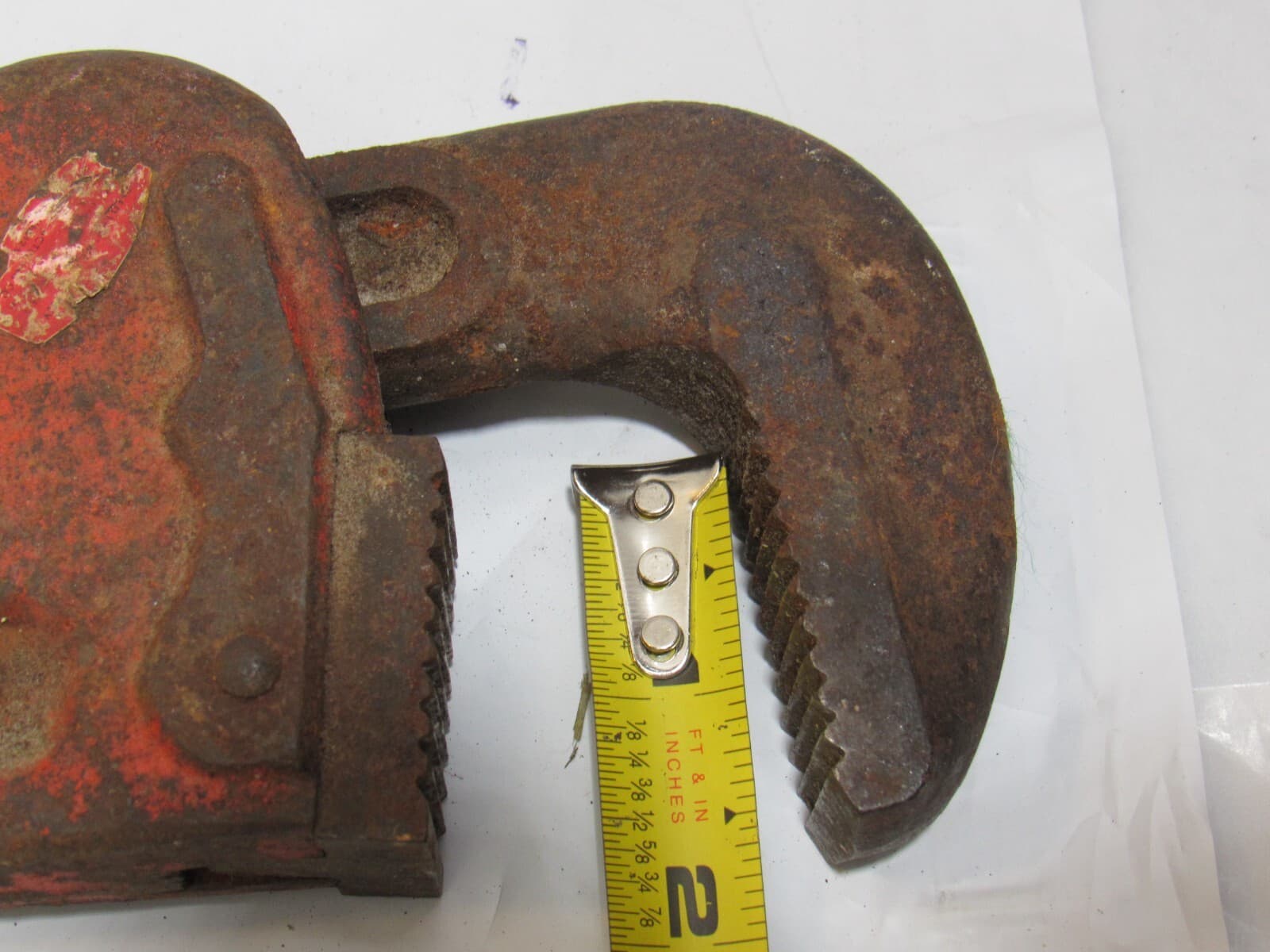 Reed Mfg 18” Heavy Duty Pipe Wrench RW18 Vintage Made In USA (K81M) - Thumbnail 8