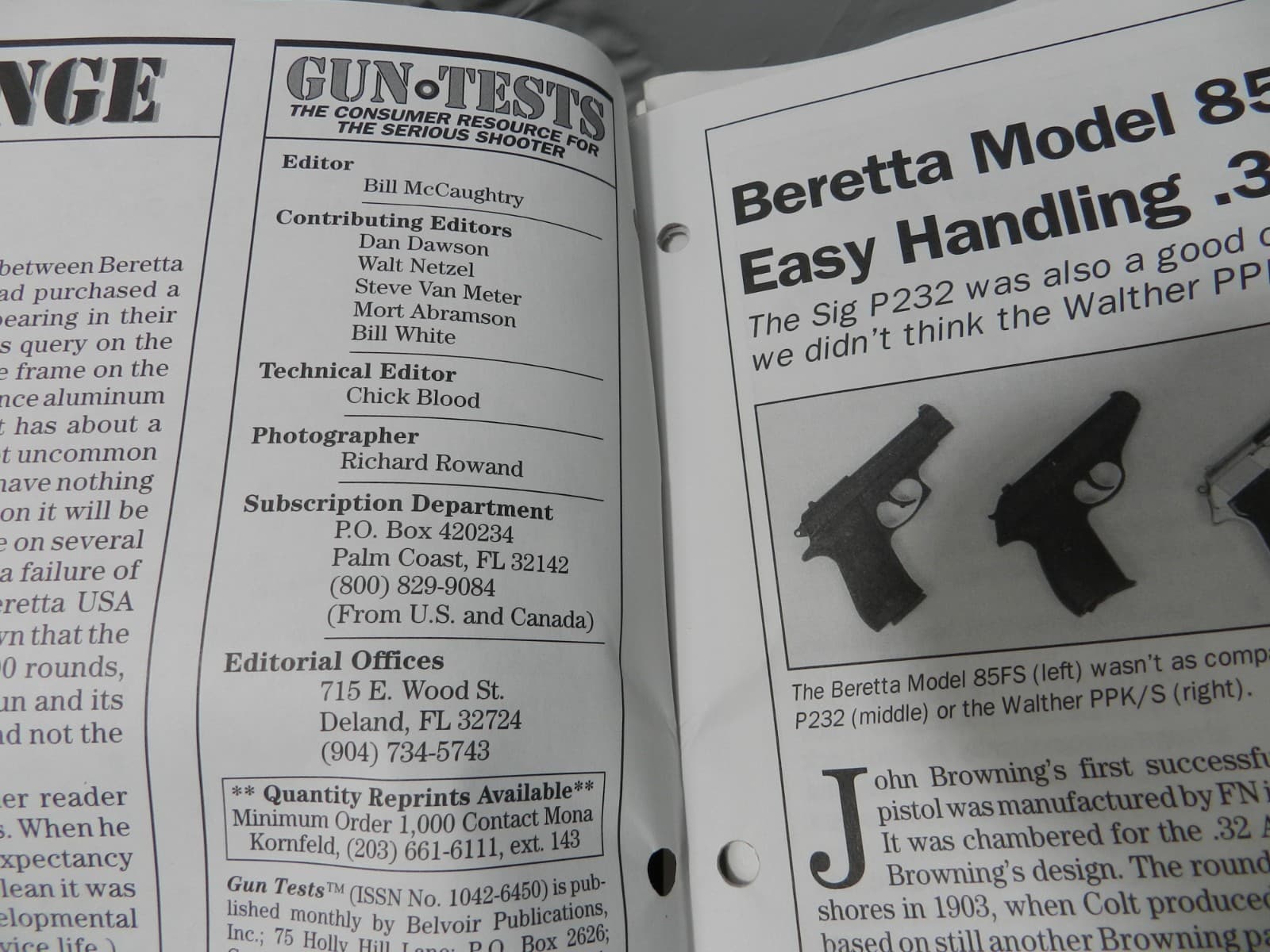 60 Gun Tests Magazine 1990's & 2000's Resource for Serious Shooters Monthly H74J - Thumbnail 5