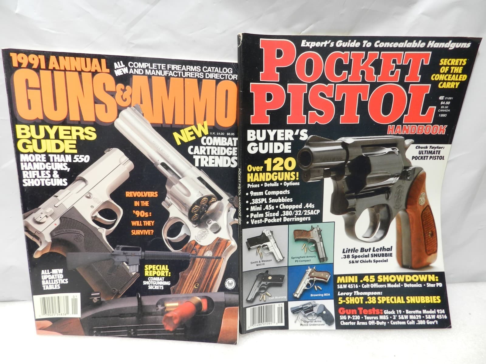 10 Guns & Ammo Pocket Pistol Rifleman Conceal Carry Handgun Combat Self Def H75J - Thumbnail 6