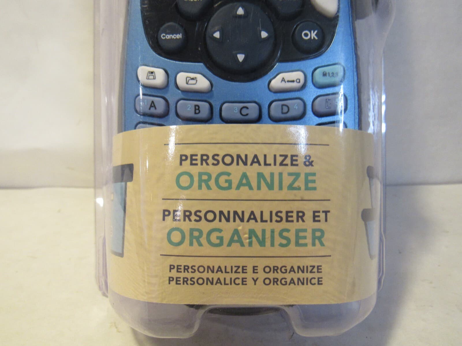 Dymo LetraTag LT-100H Handheld Portable Electronic Label Maker Machine Blue U17 - Thumbnail 3