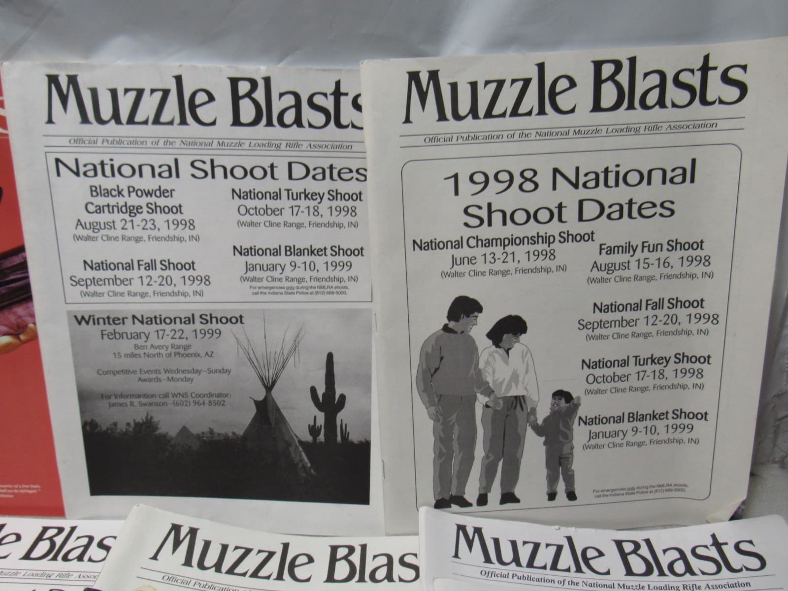 Muzzle Blasts Magazine 1980s 1990s - 16 issues Lot Black Powder Rifles (H68J) - Thumbnail 3