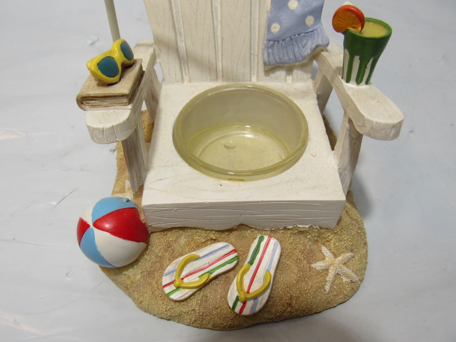 Yankee Candle Beach Chair with Spinning Umbrella 1190515 Tealite Candle O95M - Thumbnail 7