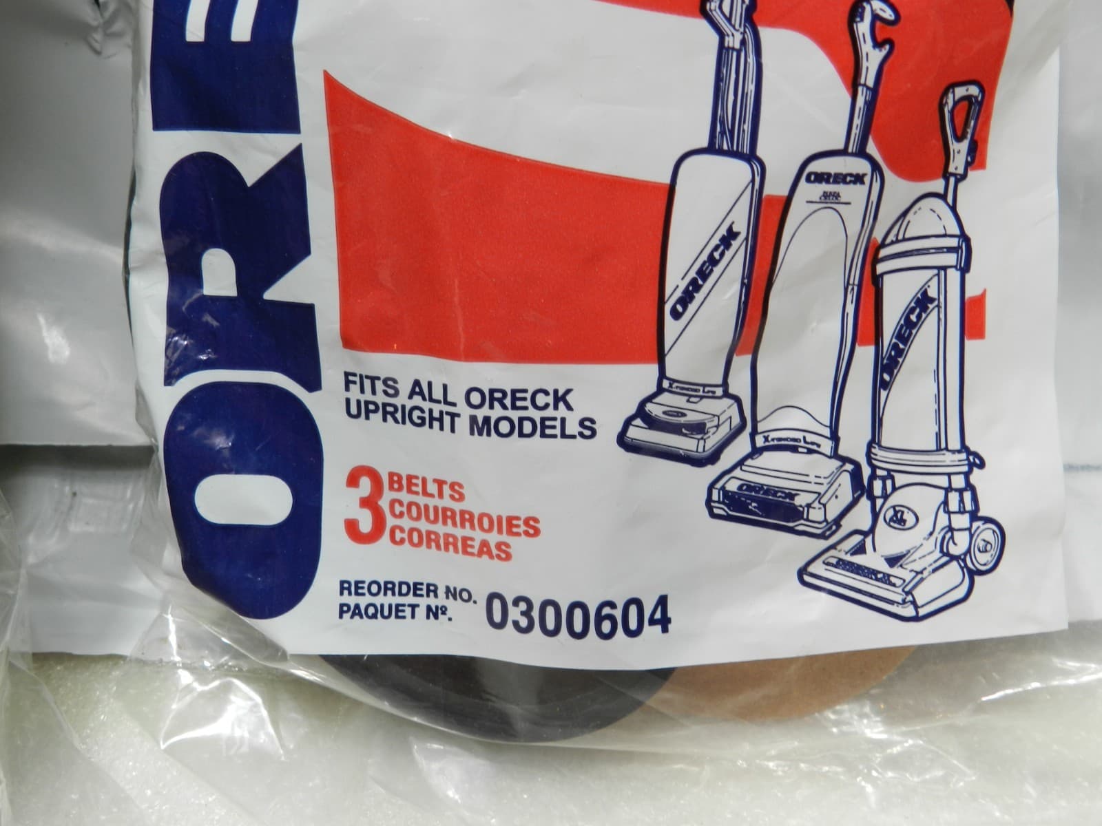 6 Allergy Bags for Oreck XL15 XL7 XL21 Upright Vacuum Type CC & 1 Belt (B88K) - Thumbnail 5