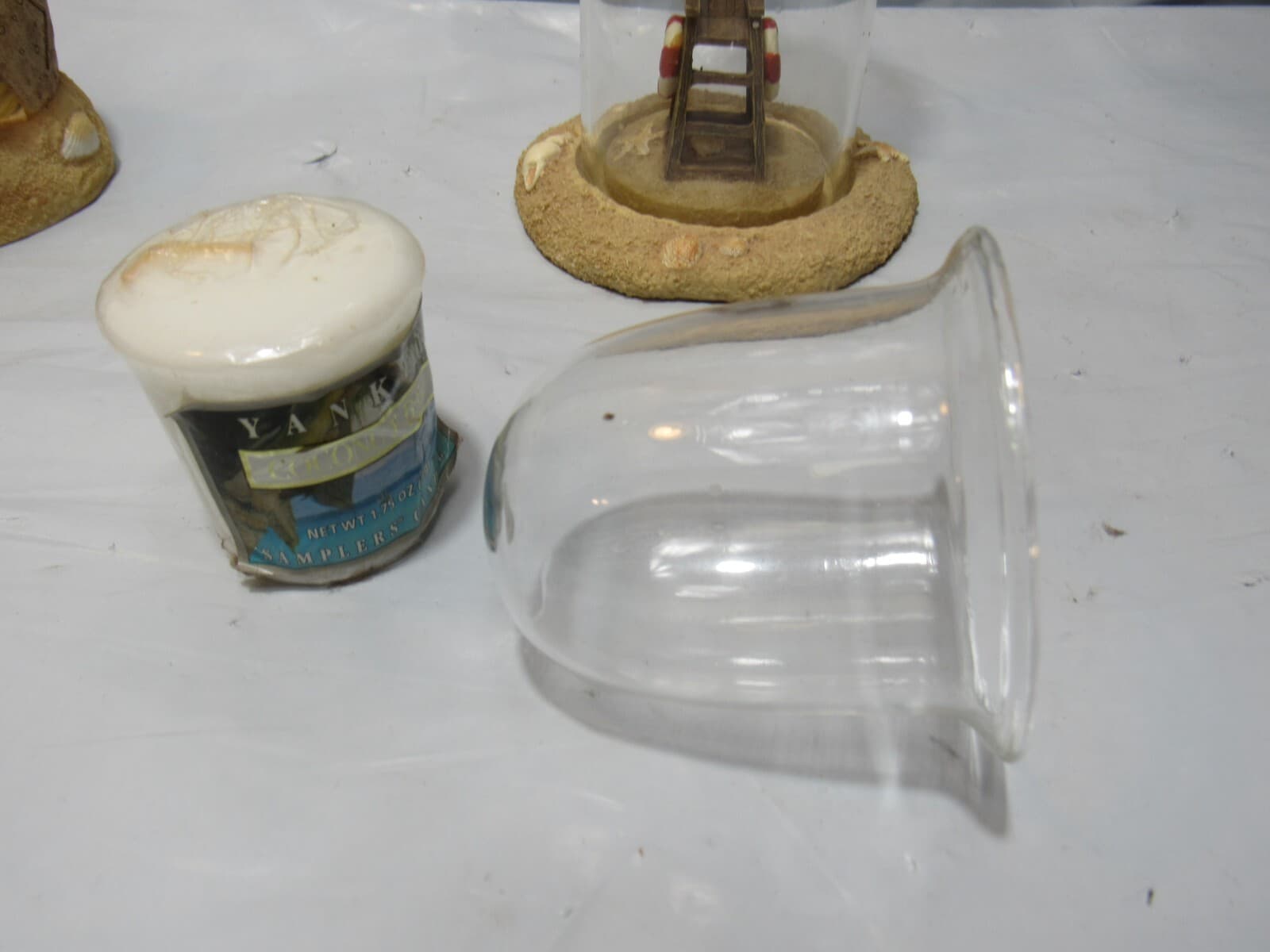 Yankee Candle 3 Pc Beach Theme Candle Holder Set Tealite Candle O96M - Thumbnail 10