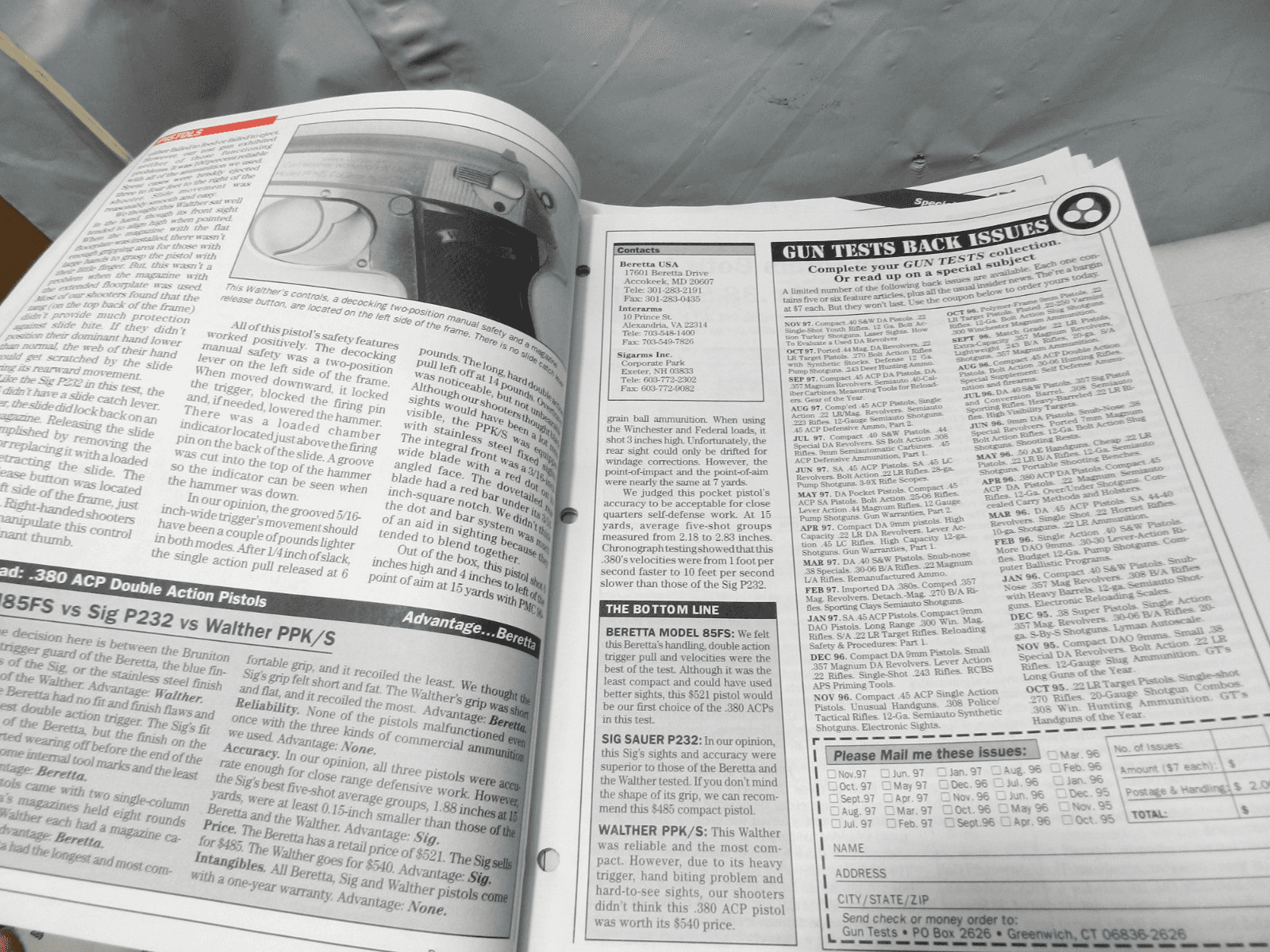 60 Gun Tests Magazine 1990's & 2000's Resource for Serious Shooters Monthly H74J - Thumbnail 7