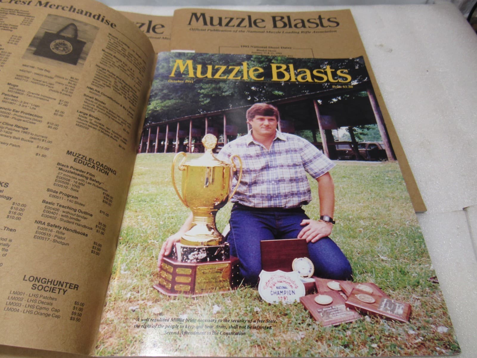 Muzzle Blasts Magazine 1991 11 issues Lot Black Powder Rifles (H73J) - Thumbnail 7