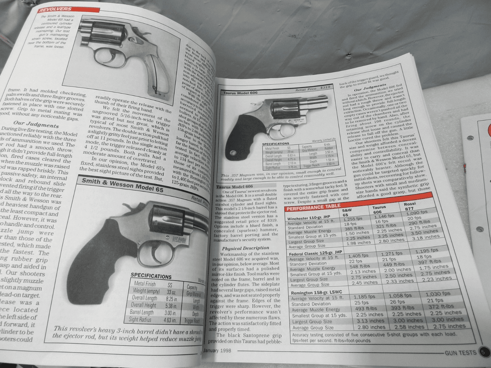 60 Gun Tests Magazine 1990's & 2000's Resource for Serious Shooters Monthly H74J - Thumbnail 9