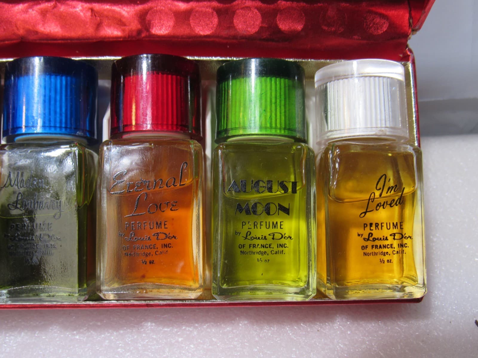 The Famous Six Perfumes By Louis D’or Of France 1955 Johnny Carson Gift Box U49J - Thumbnail 7