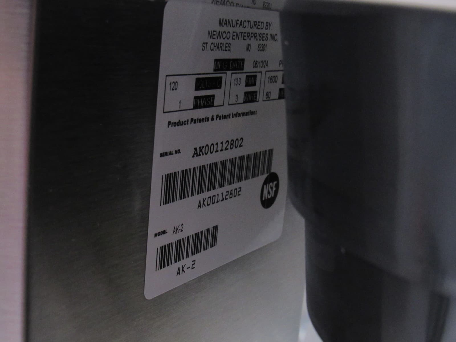 Newco AK-2 Commercial Coffee Brewer, 1 Warmer, Stainless Steel Pour Over D90K - Thumbnail 11