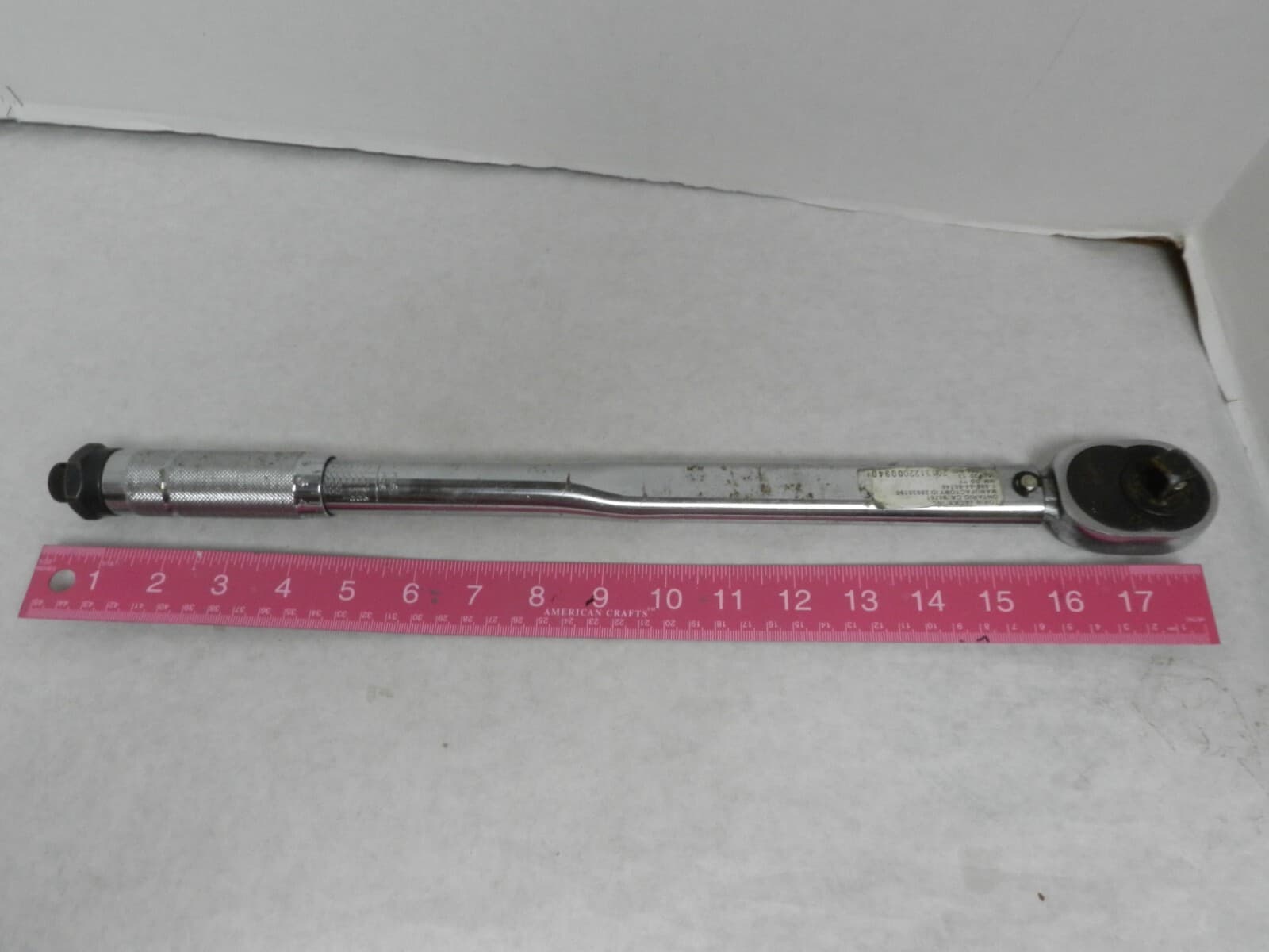 Torin Black Jack 1/2" Torque Wrench 10 to 150 Ft Lbs Foot Pounds R3J - Thumbnail 8