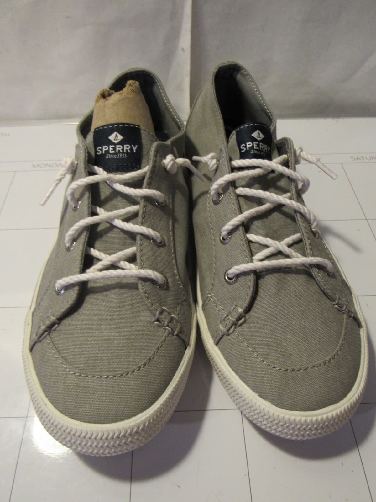 Sperry Women's Top-Sider Lounge Away Sneaker Size 8 STS81821 Gray E51M - Thumbnail 2