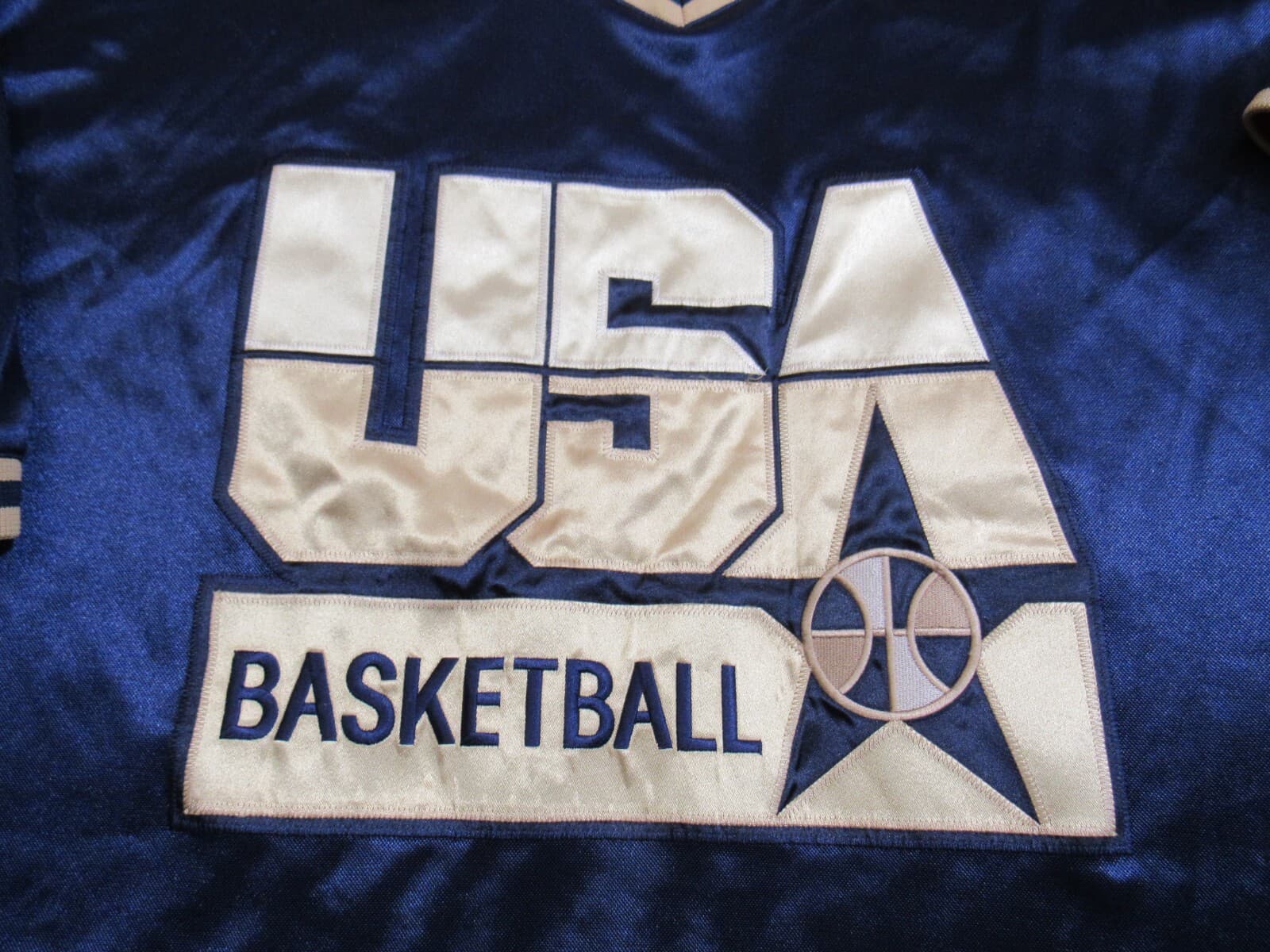 NIKE Michael Jordan USA BASKETBALL DREAM TEAM WARMUP JERSEY Shooting XXL 2X I27K - Thumbnail 5