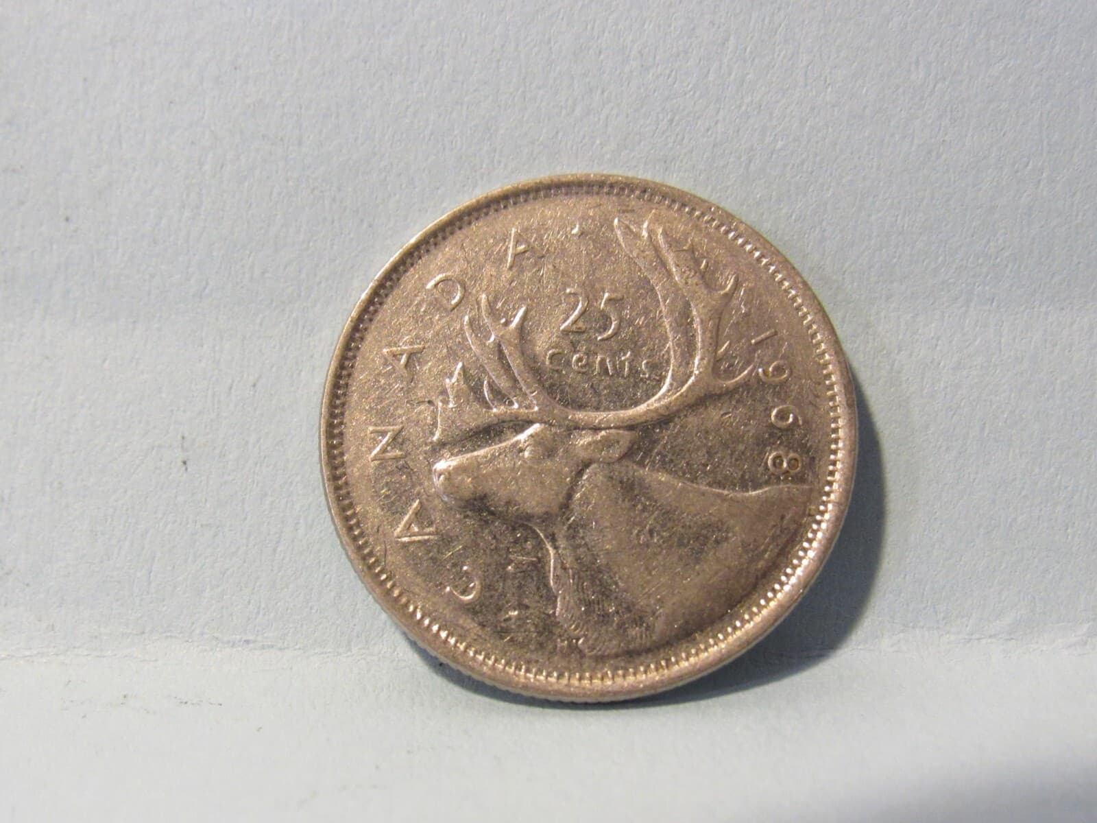 7 - 1968 69 74 78 80 Elizabeth II Dei Gratia Regina 25 Cent Canada Coins Z77M - Thumbnail 8
