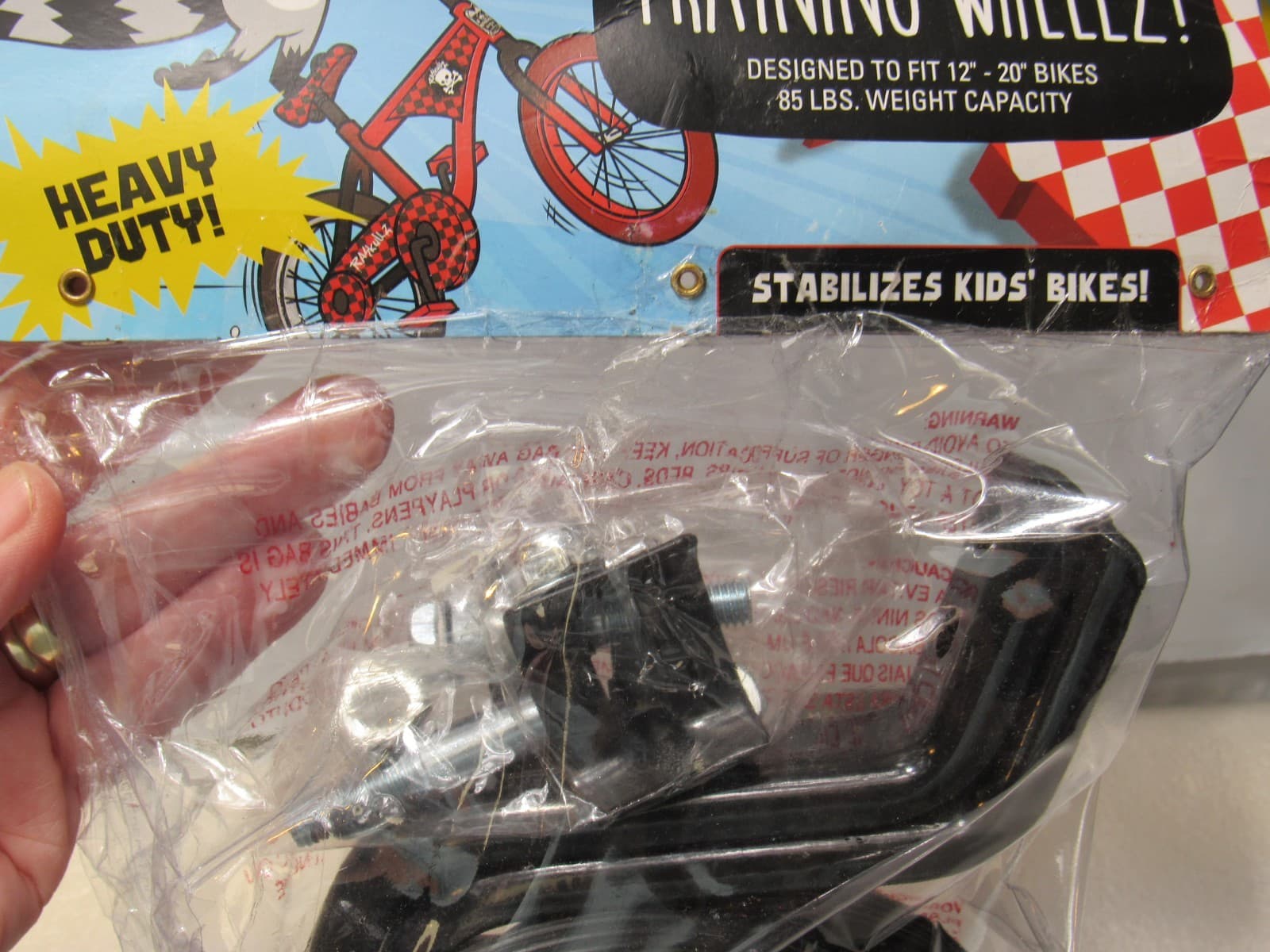 NEW Bell Raskullz Heavy Duty Training Wheels for 12"-16" and 20" Bikes U57J - Thumbnail 8