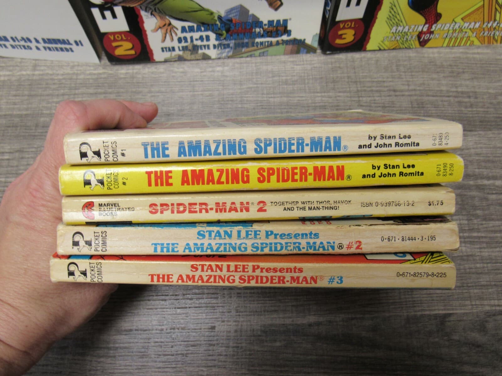 Marvel Essential Amazing Spiderman & VTG Pocket Comics Paperback Books - Thumbnail 6