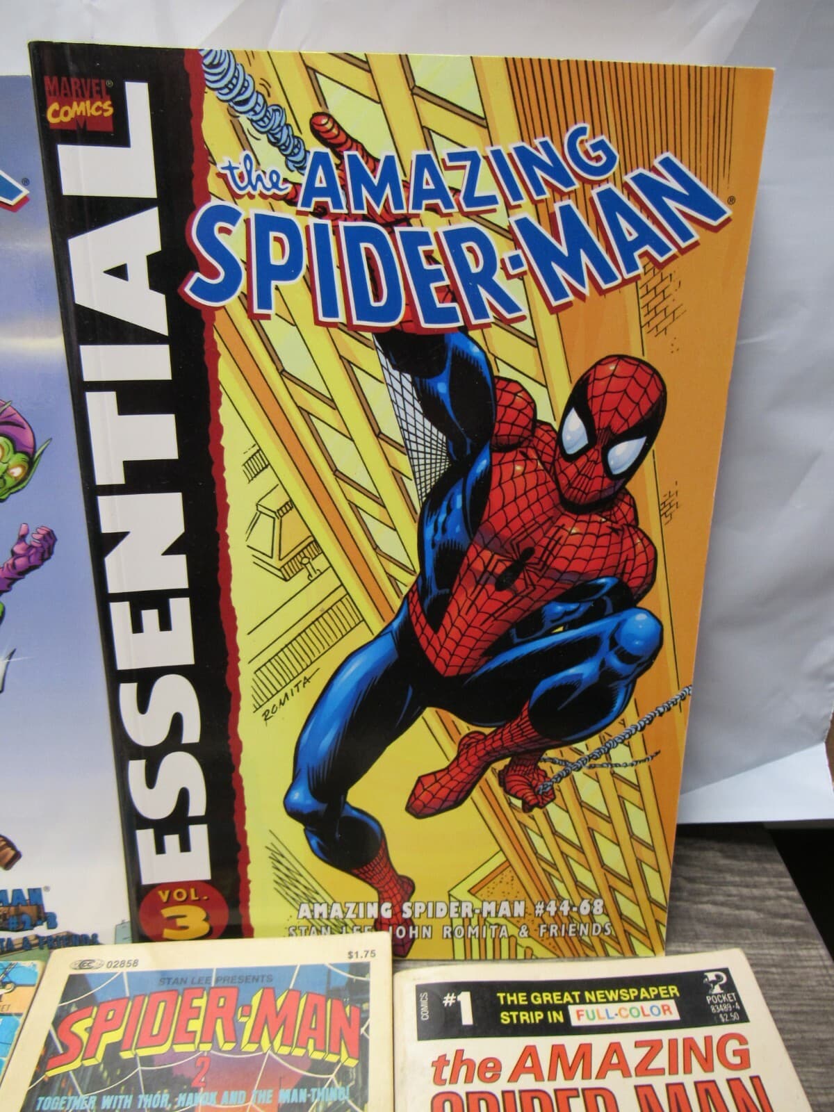 Marvel Essential Amazing Spiderman & VTG Pocket Comics Paperback Books - Thumbnail 3