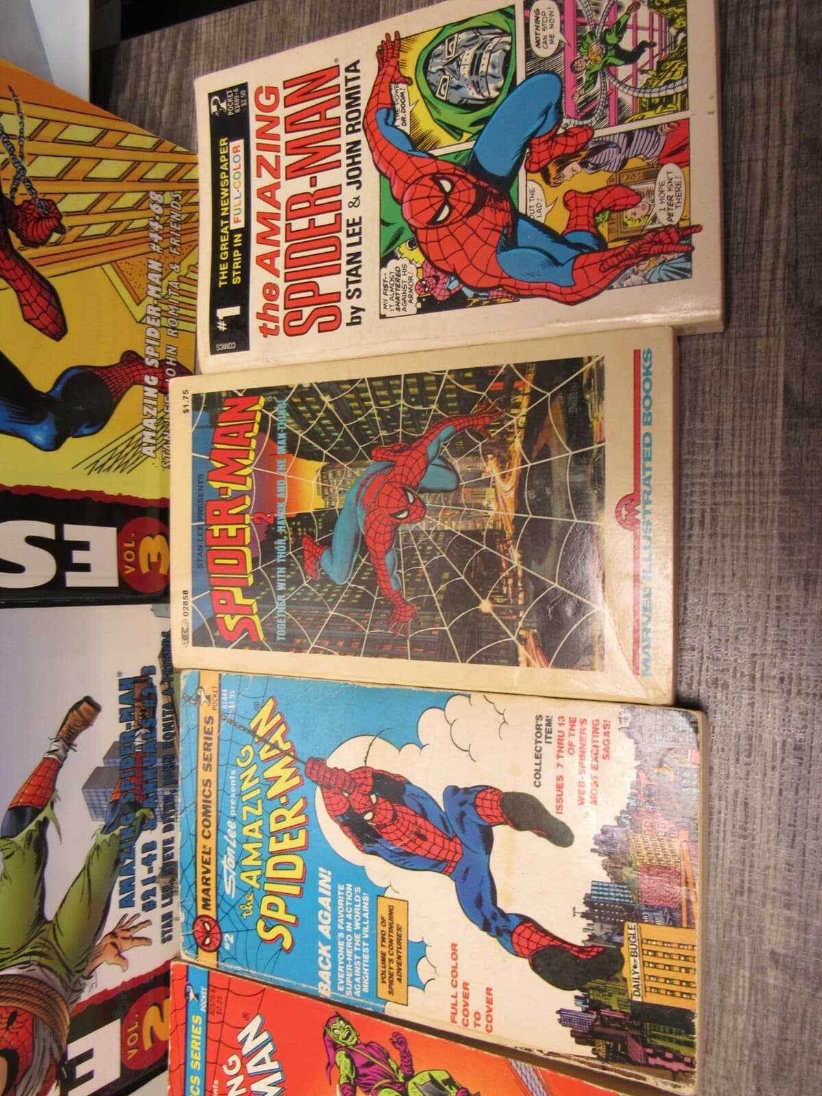 Marvel Essential Amazing Spiderman & VTG Pocket Comics Paperback Books - Thumbnail 5