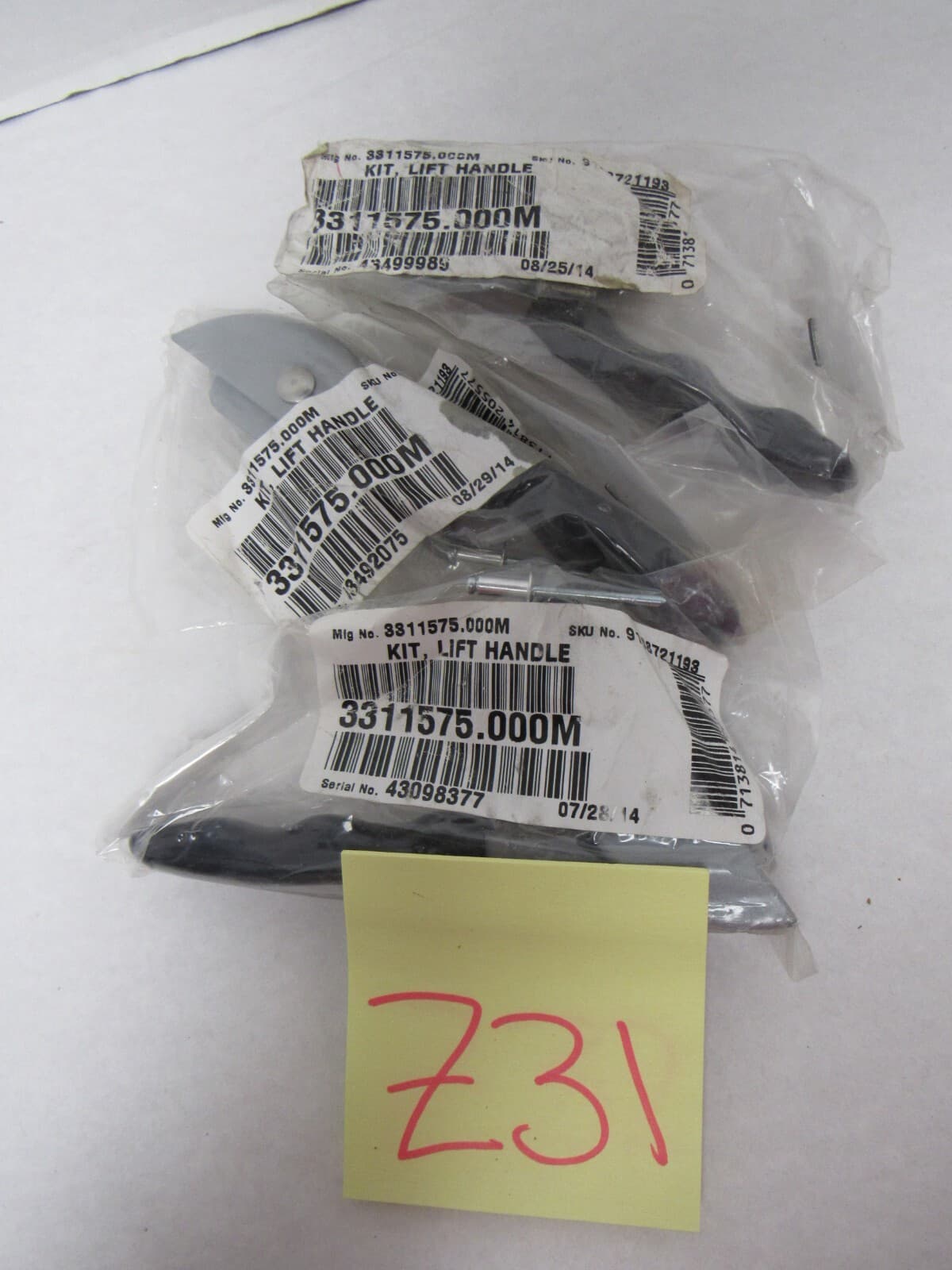3 Replacement Dometic A&E RV Awning 3311575.000M Lift Handle Kit #830644 Z31J - Thumbnail 2