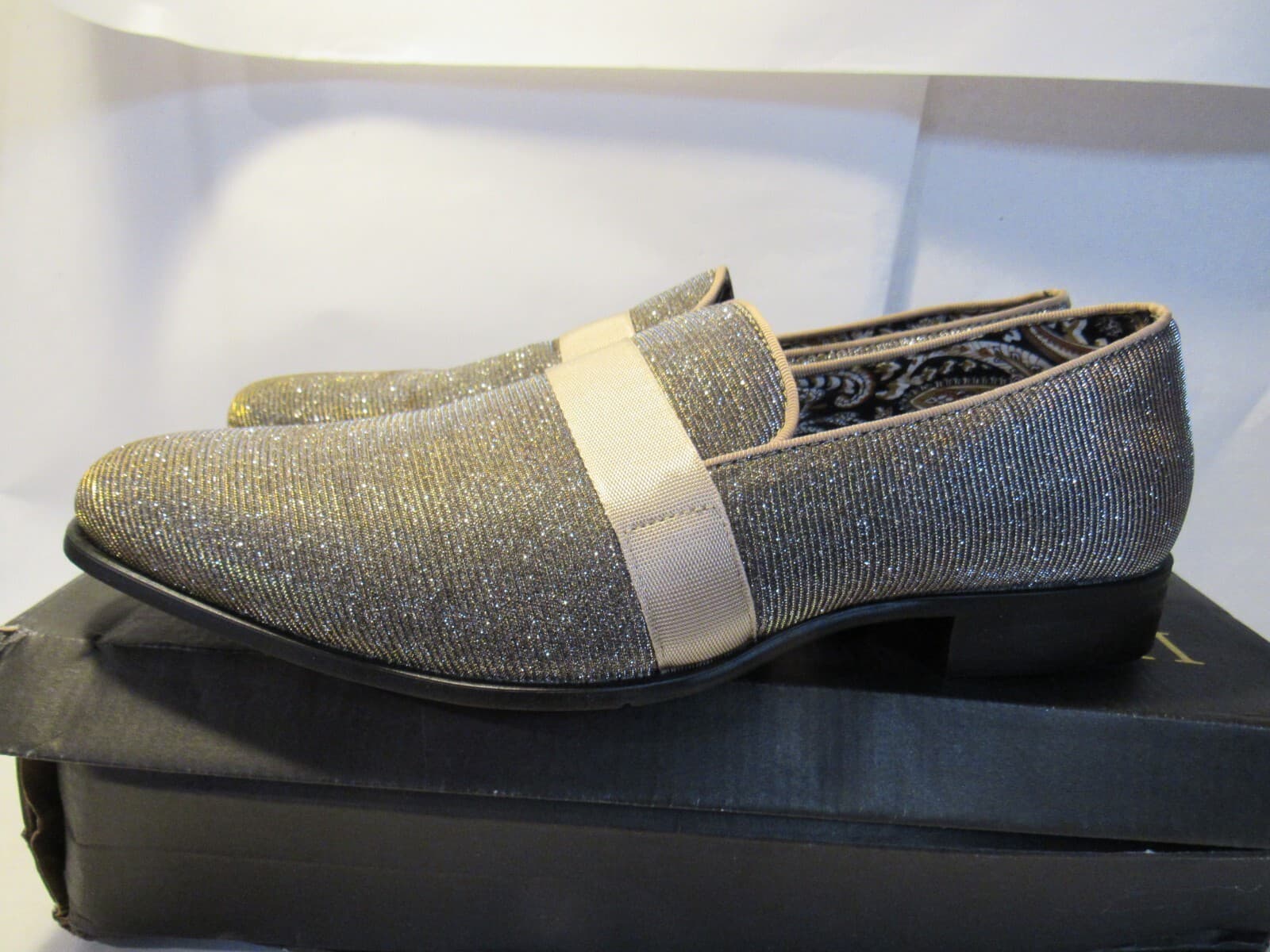 After Midnight Mens Formal Prom Slip On Dress Shoes 6660 Size 7.5 M J45K - Thumbnail 4