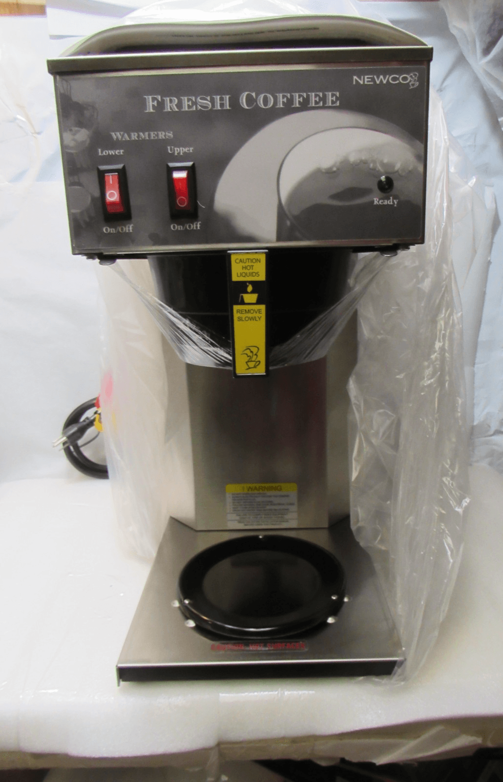 Newco AK-2 Commercial Coffee Brewer, 1 Warmer, Stainless Steel Pour Over D90K - Thumbnail 4