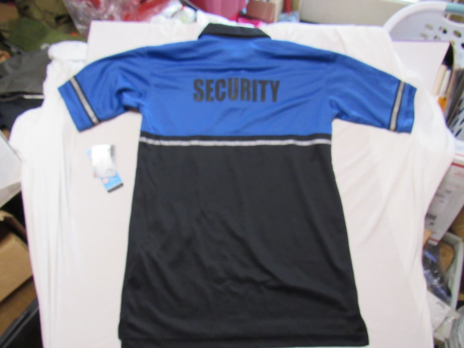 Mocean Tech Two Tone Reflective Bike Short Sleeve Polo 0402 Security X81JK - Thumbnail 4