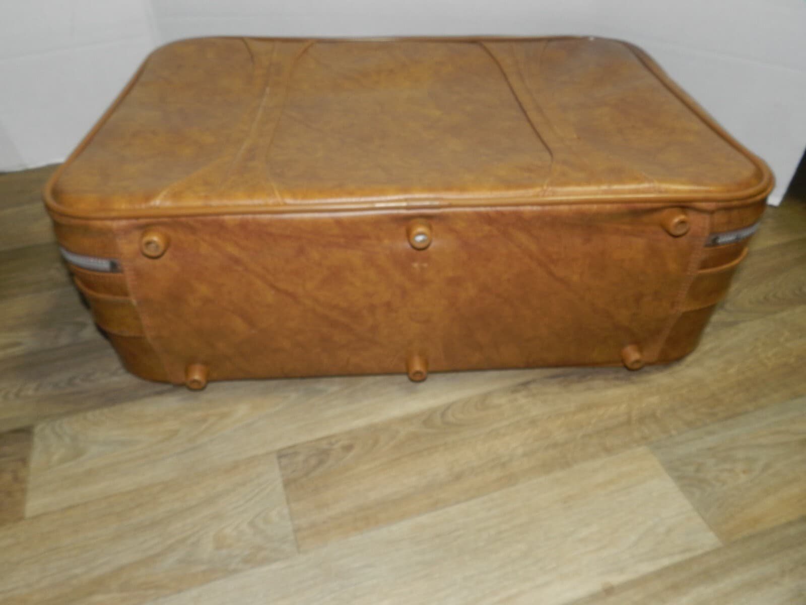 VTG 2 American Tourister Escort Soft Shell Suitcase Luggage Brown 24" 22" V28J - Thumbnail 9
