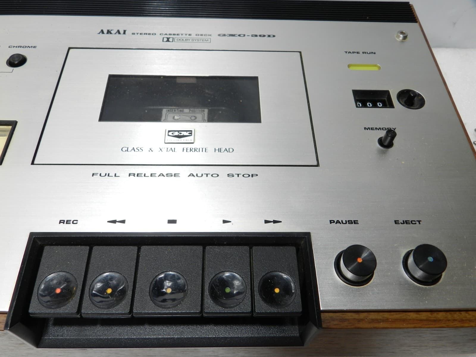 AKAI GXC-39D Stereo Cassette Player Recorder Dolby Ex. Condition (H92J) - Thumbnail 11