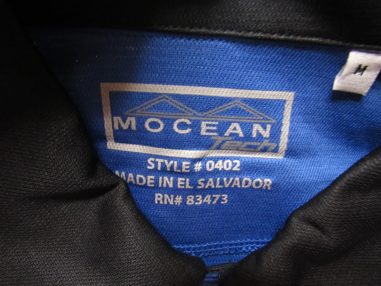 Mocean Tech Two Tone Reflective Bike Short Sleeve Polo 0402 Security X81JK - Thumbnail 3