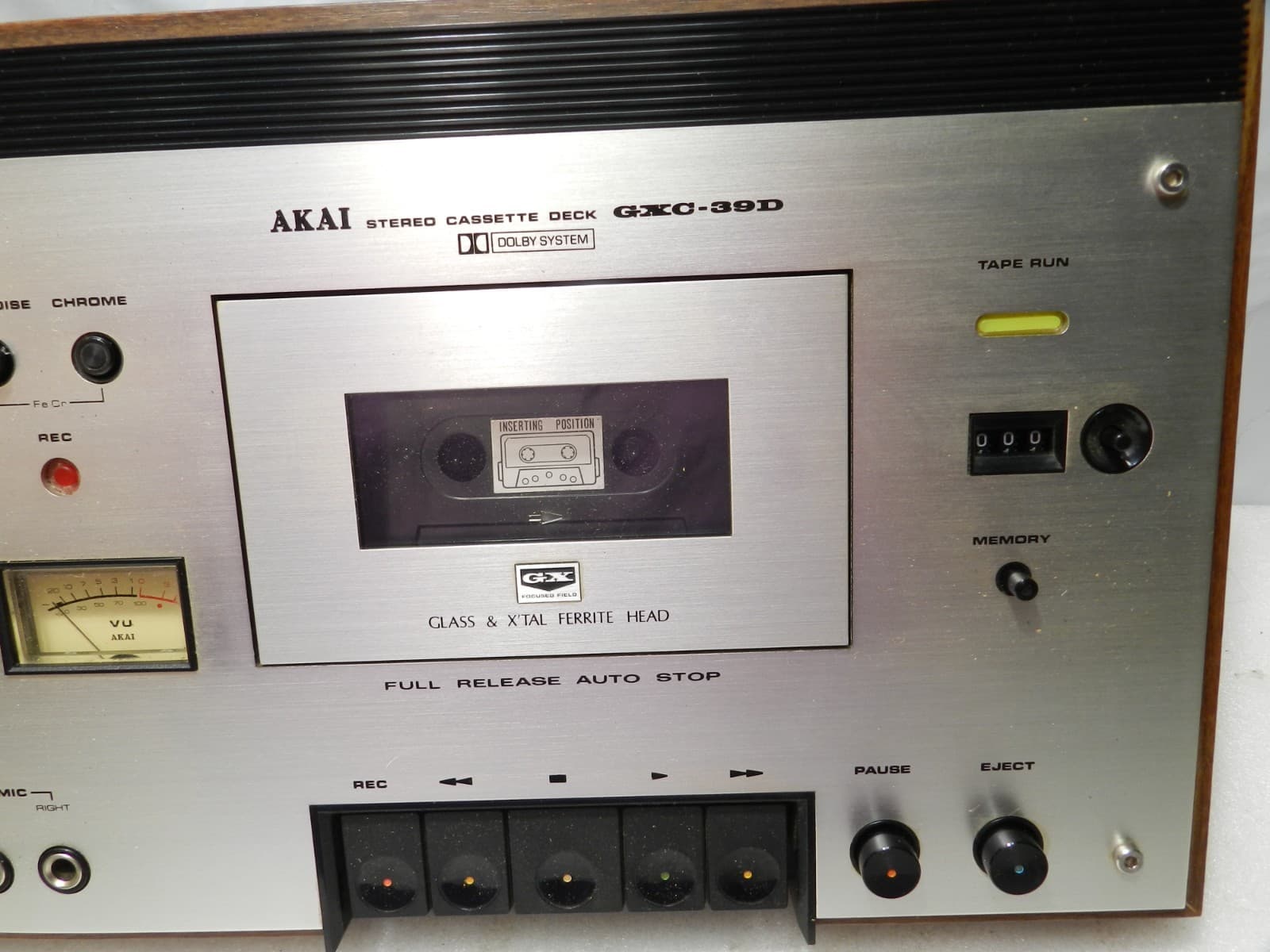AKAI GXC-39D Stereo Cassette Player Recorder Dolby Ex. Condition (H92J) - Thumbnail 3