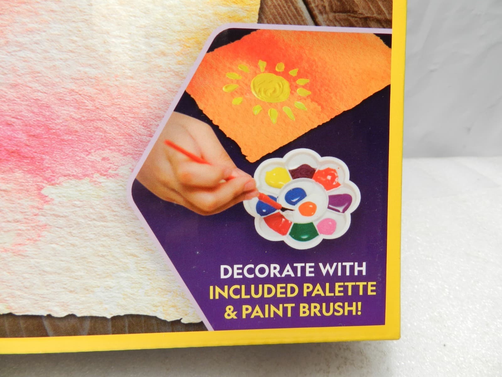 National Geographic Kids Paper Making Kit 10 Sheets Paints Art (H91K) - Thumbnail 2